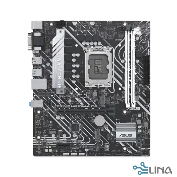 مادربرد ایسوس مدل Prime H610-MA D4 با سوکت Intel LGA-1700