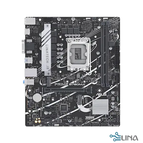 مادربرد ایسوس مدل Prime B760M-K D5 با سوکت LGA-1700