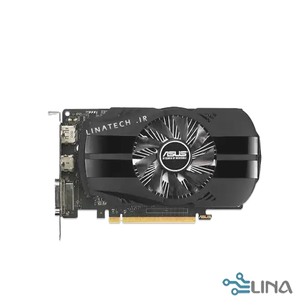 کارت گرافیک GTX 1050 Ti برند ایسوس حافظه 4 گیگابایت تک فن