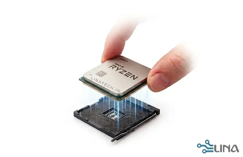 آموزش نصب پردازنده AMD سری رایزن روی مادربرد های با سوکت AM4